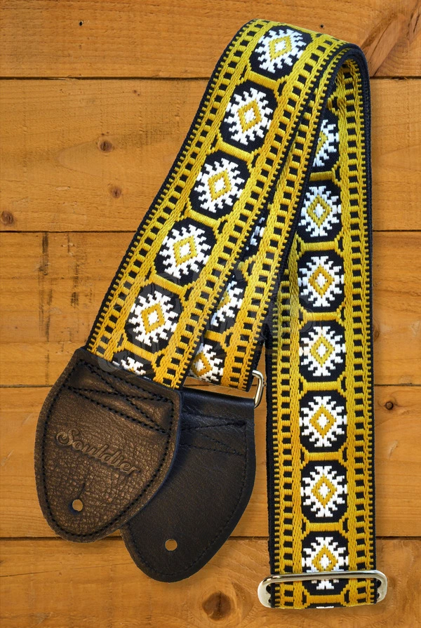Souldier Classic Guitar Strap - Pillar - Gold