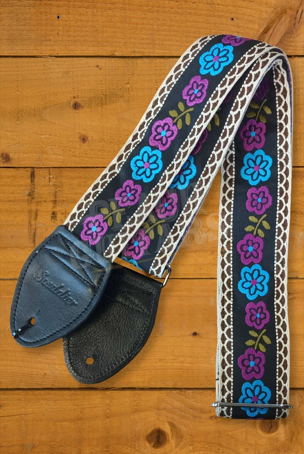 Souldier Classic Guitar Strap - Marigold - Turquoise