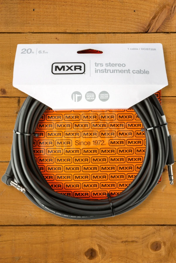 MXR 6m Angled Stereo Instrument Cable