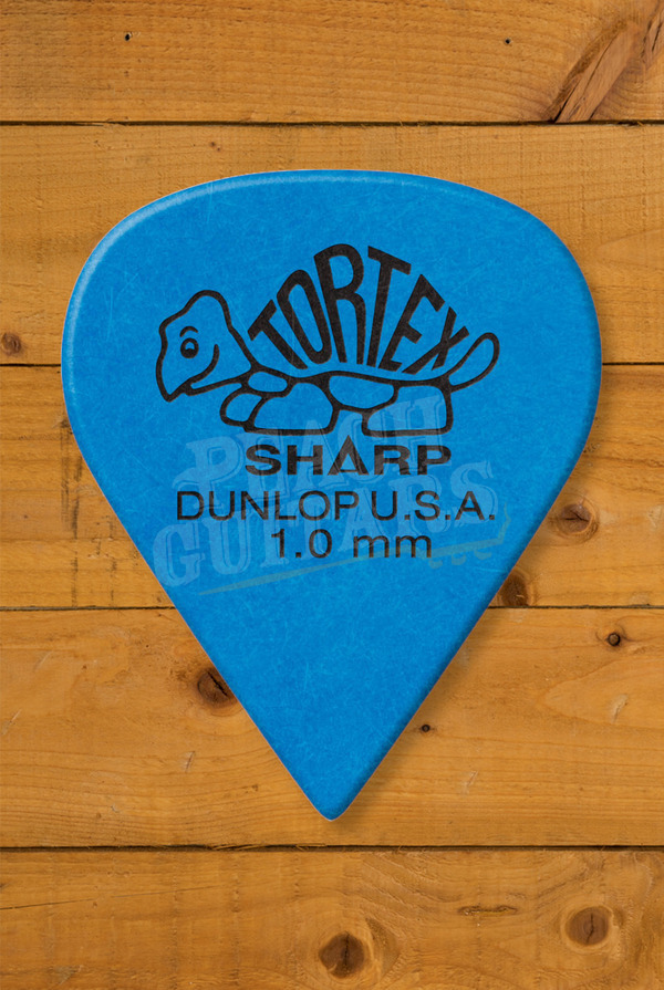 Dunlop 412-100 | Tortex Sharp Pick - 1.00mm - 12 Pack