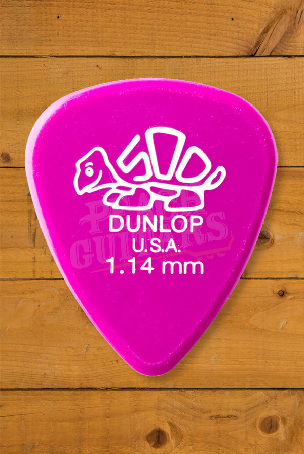 Dunlop 41-114 | Delrin 500 Pick - 1.14mm - 12 Pack