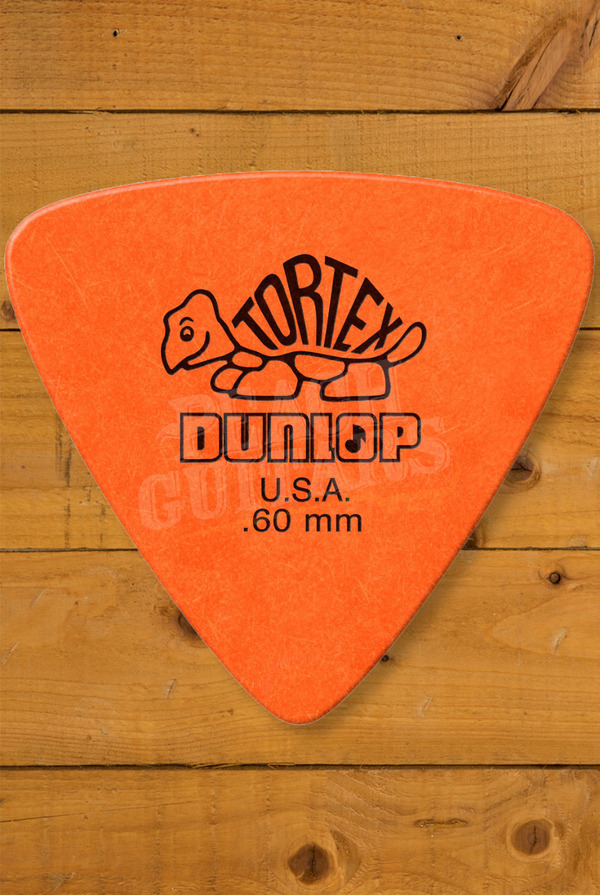 Dunlop 431-060 | Tortex Triangle Pick - .60mm - 6 Pack