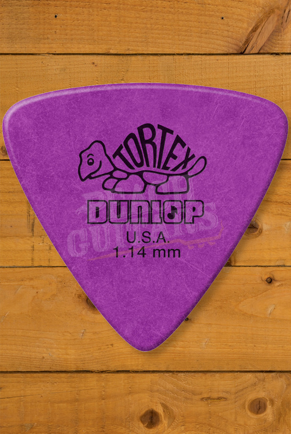 Dunlop 431-114 | Tortex Triangle Pick - 1.14mm - 6 Pack