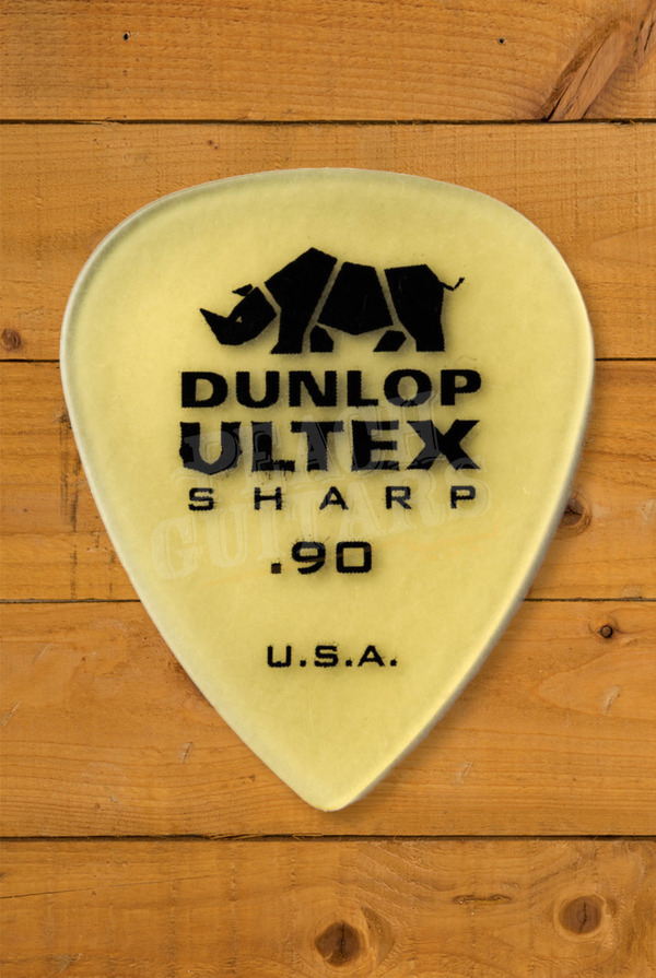 Dunlop 433-090 | Ultex Sharp Pick - .90mm - 6 Pack