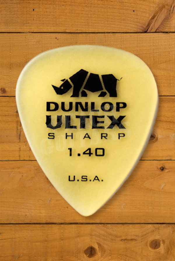 Dunlop 433-140 | Ultex Sharp Pick - 1.40mm - 6 Pack