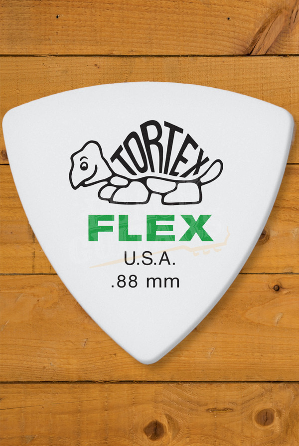 Dunlop 456-088 | Tortex Flex Triangle Pick - .88mm - 6 Pack