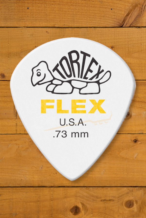 Dunlop 466-073 | Tortex Flex Jazz III XL Pick - .73mm - 12 Pack