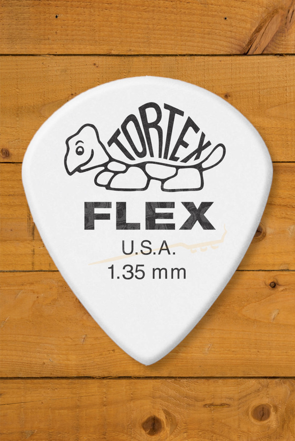 Dunlop 466-135 | Tortex Flex Jazz III XL Pick - 1.35mm - 12 Pack