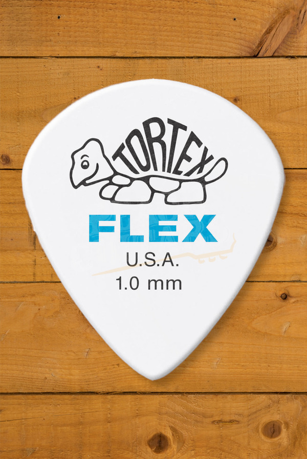 Dunlop 468-100 | Tortex Flex Jazz III Pick - 1.00mm - 12 Pack