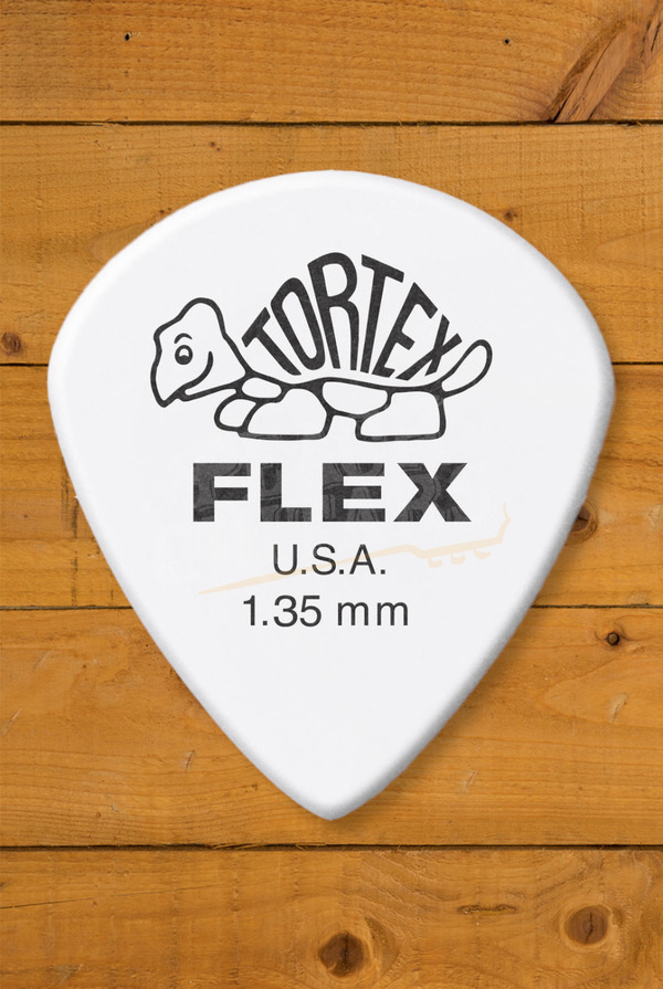 Dunlop 468-135 | Tortex Flex Jazz III Pick - 1.35mm - 12 Pack