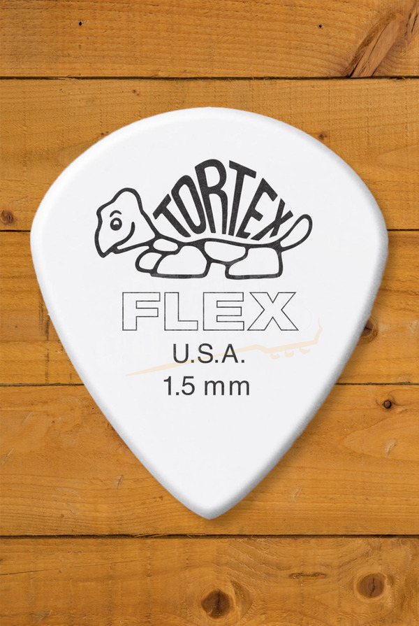 Dunlop 468-150 | Tortex Flex Jazz III Pick - 1.50mm - 12 Pack