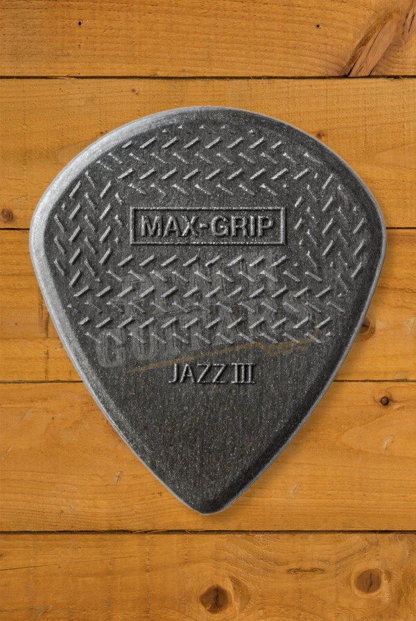 Dunlop Max-Grip Jazz III Carbon Fibre Pick - 1.38mm - 6-Pack
