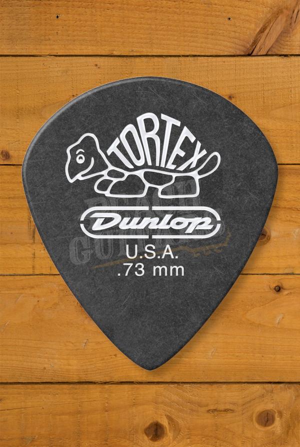 Dunlop 482-073 | Tortex Pitch Black Jazz III Pick - .73mm - 12 Pack