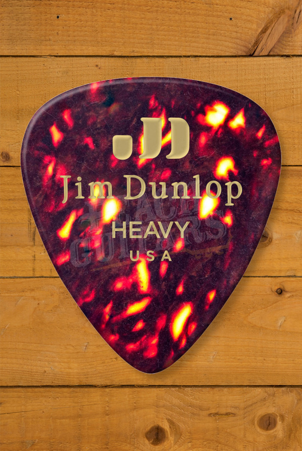 Dunlop 483-05HV | Celluloid Shell Pick - Heavy - 12 Pack