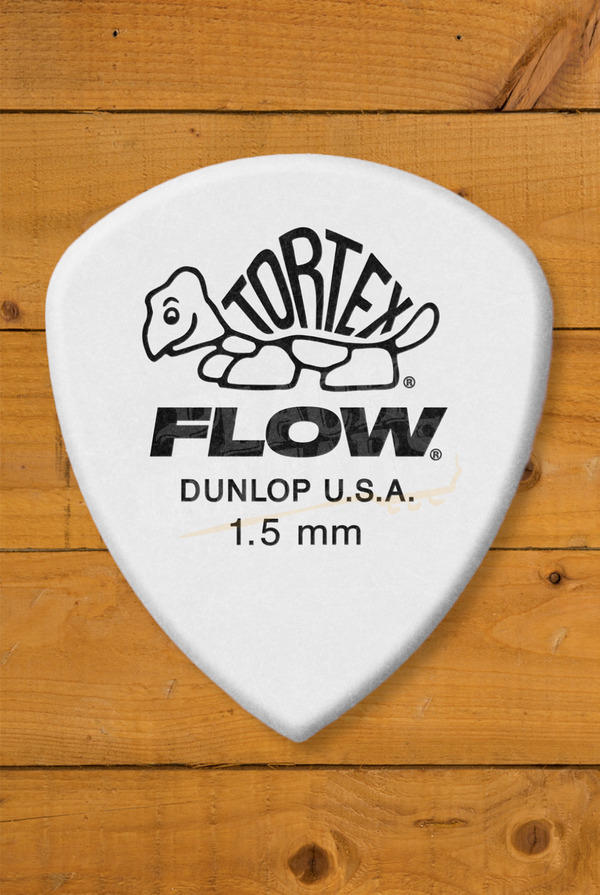 Dunlop 558-150 | Tortex Flow Pick - 1.50mm - 12 Pack