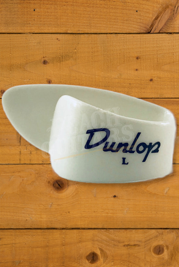 Dunlop 9003 | White Thumbpicks - Large - 4 Pack