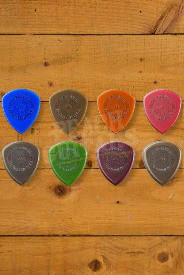 Dunlop Flow Pick Variety Pack - Mixed Gauges - 8-Pack