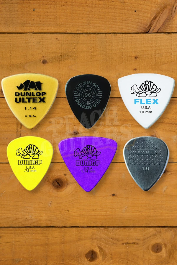 Dunlop Bass Pick Variety Pack - Mixed Gauges - 6-Pack