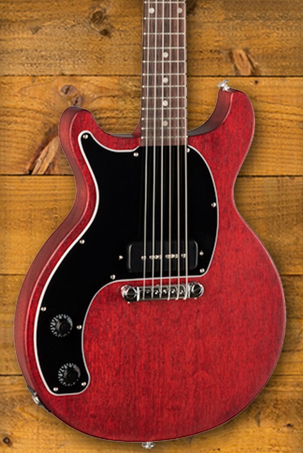 Gibson Les Paul Junior Tribute DC - Worn Cherry Left Handed