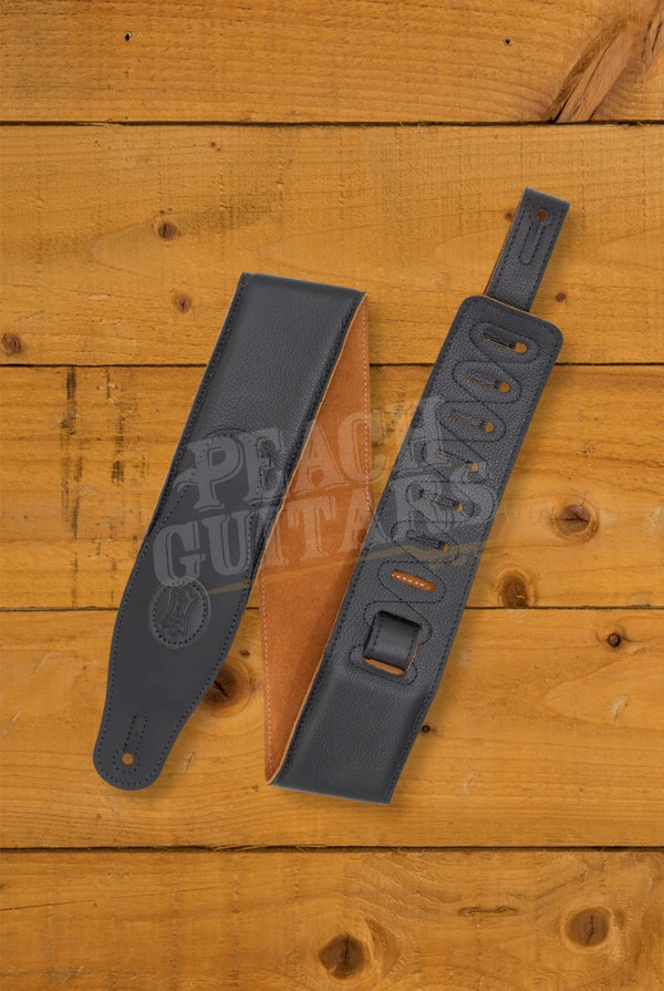 Levy's Cirro Series Guitar Strap - Black - 3"