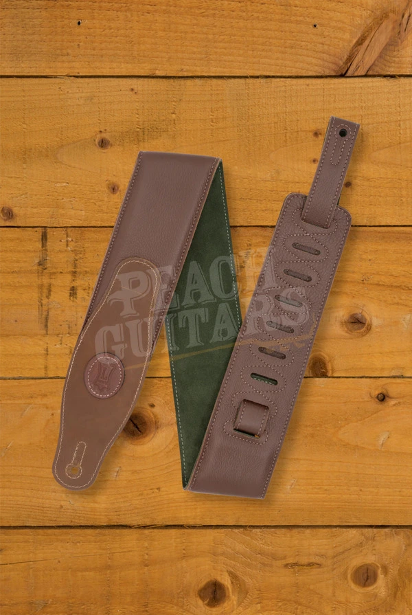 Levy's Cirro Series Guitar Strap - Brown - 3"