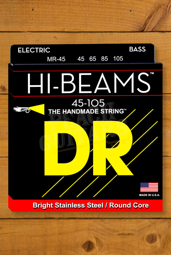 DR HI-BEAM - Stainless Steel Bass Strings | Medium 45-105