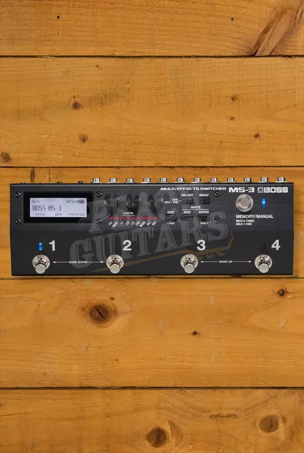 BOSS MS-3 Stereo Multi Effects Switcher Pedal