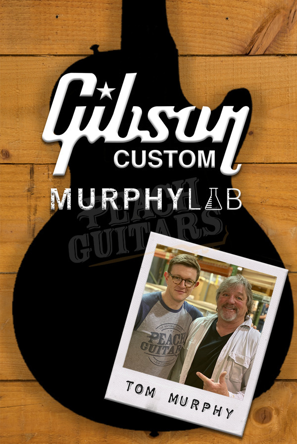 Gibson Custom Murphy Lab HP Top 60 Les Paul LH V2 Neck Tomato Soup Burst Light Aged Murphy Painted 