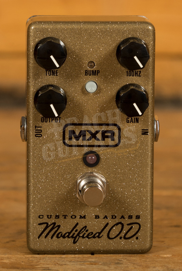 MXR Custom Badass Overdrive Gold Ltd - Peach Guitars