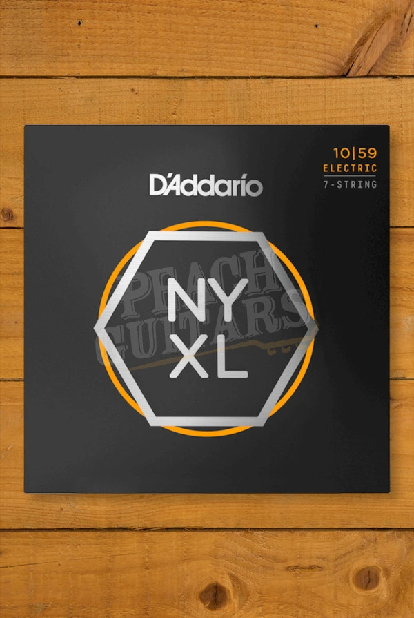 D'Addario NYXL1059 Nickel Wound 7-String Electric Guitar Strings - 10-59