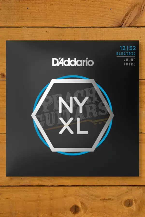 D'Addario NYXL1252W Nickel Wound Electric Guitar Strings - 12-52