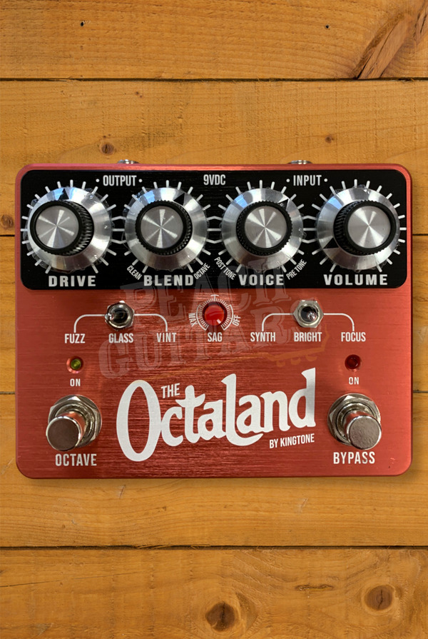 KingTone Guitar | The Octaland V3 - Red