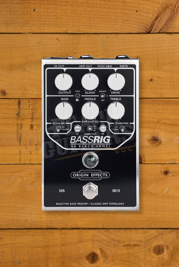 Origin Effects Bass Pedals | BASSRIG 64 Black Panel