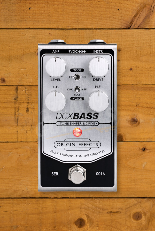 Origin Effects Bass Pedals | DCX BASS Tone Shaper & Drive