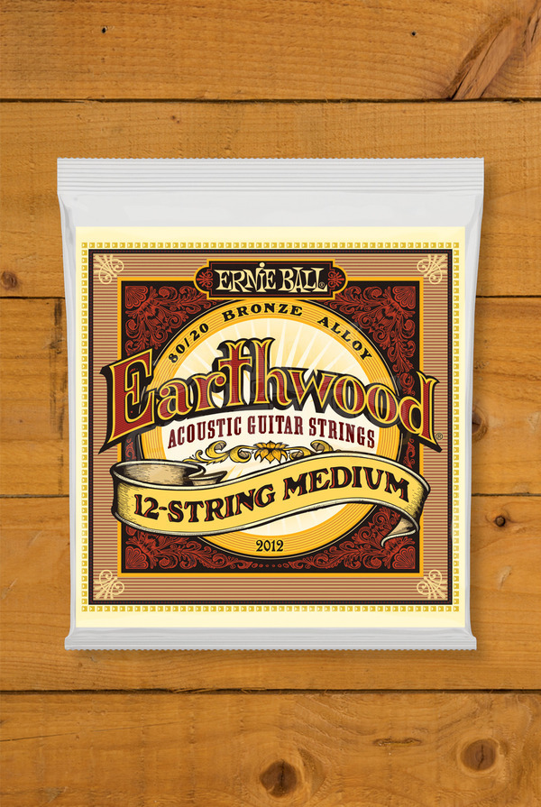 Ernie Ball Acoustic Strings | Earthwood 80/20 12-String Medium 11-28