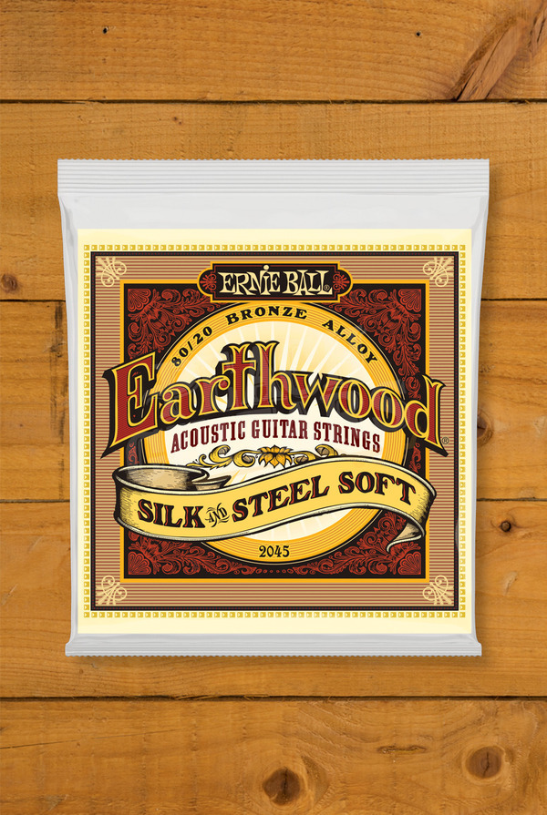 Ernie Ball Acoustic Strings | Earthwood 80/20 Silk & Steel Soft 11-52