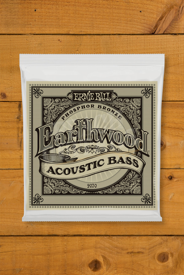Ernie Ball Bass Strings | Earthwood Phosphor Bronze Acoustic Bass 45-95