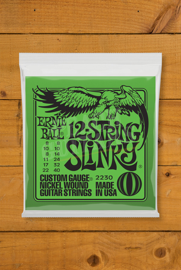 Ernie Ball Electric Strings | 12-String Slinky 8-40