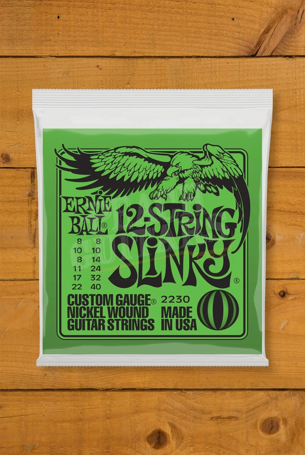 Ernie Ball Slinky Nickel Wound 12-String Electric Guitar Strings - 8-40