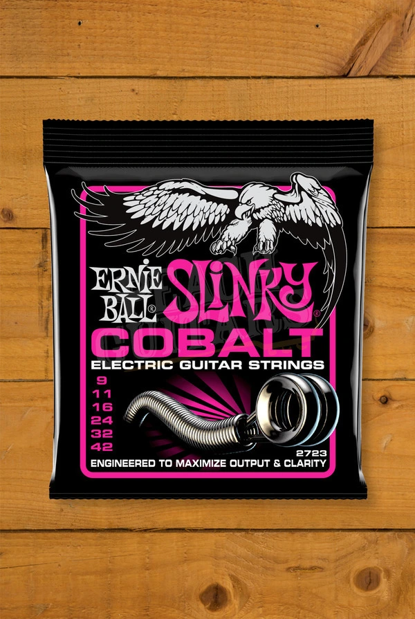 Ernie Ball Cobalt Super Slinky Electric Guitar Strings - 9-42