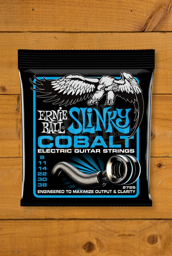 Ernie Ball Cobalt Extra Slinky Electric Guitar Strings - 8-38