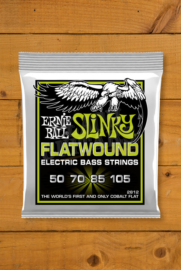 Ernie Ball Bass Strings | Cobalt Flatwound Regular Slinky 50-105