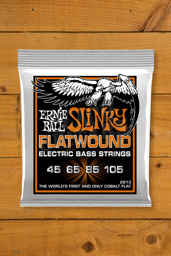 Ernie Ball Bass Strings | Cobalt Flatwound Hybrid Slinky 45-105