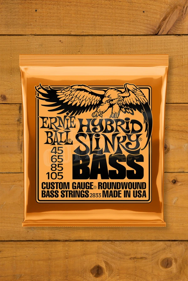 Ernie Ball Hybrid Slinky Nickel Wound Bass Strings - Long Scale 45-105