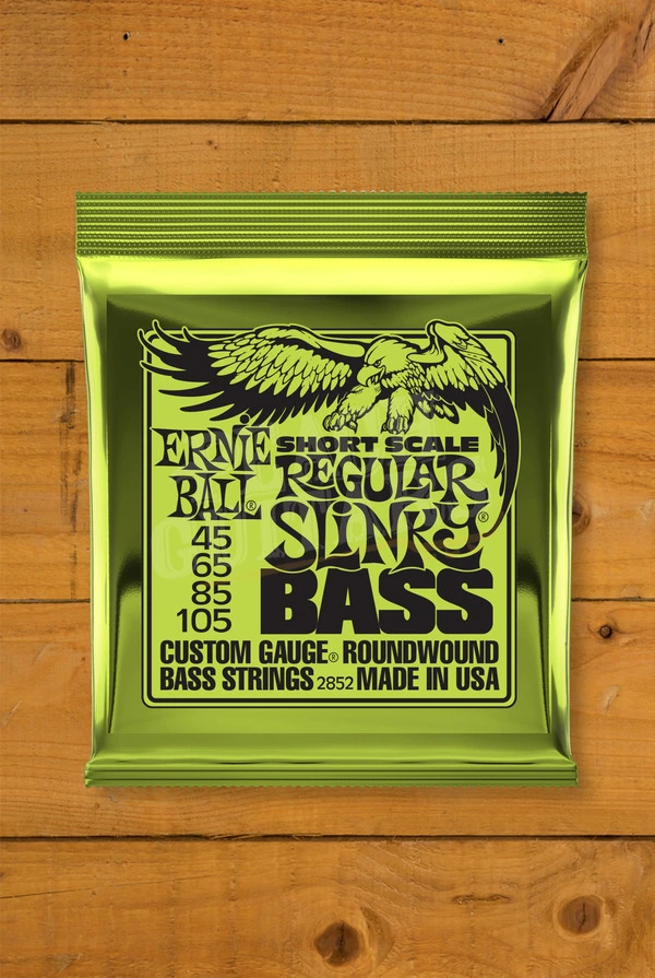 Ernie Ball Regular Slinky Nickel Wound Bass Strings - Short Scale 45-105