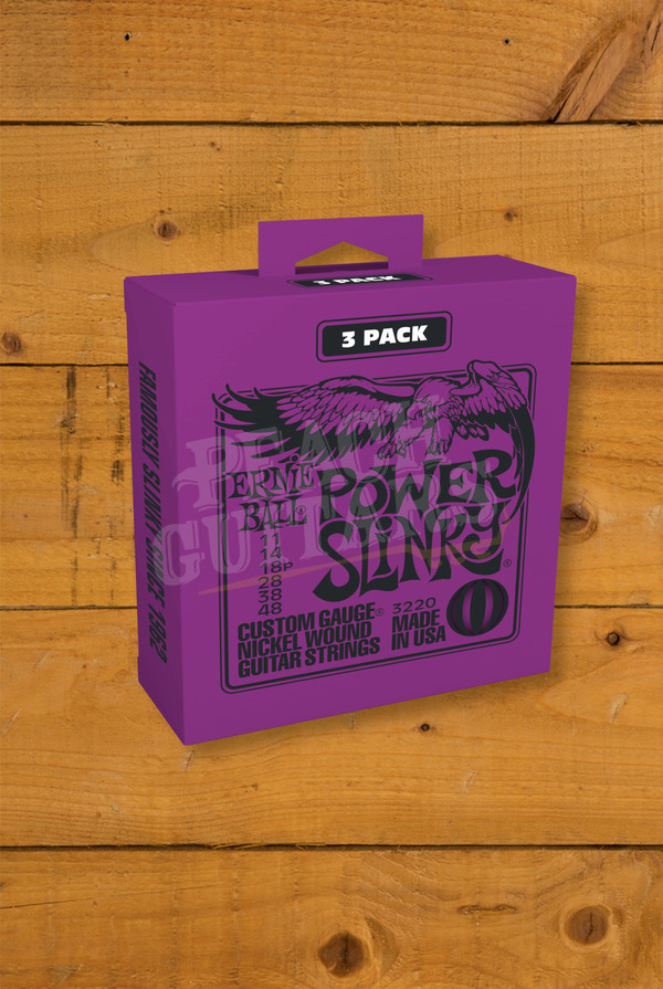 Ernie Ball Electric Strings | Power Slinky 11-48 - 3-Pack