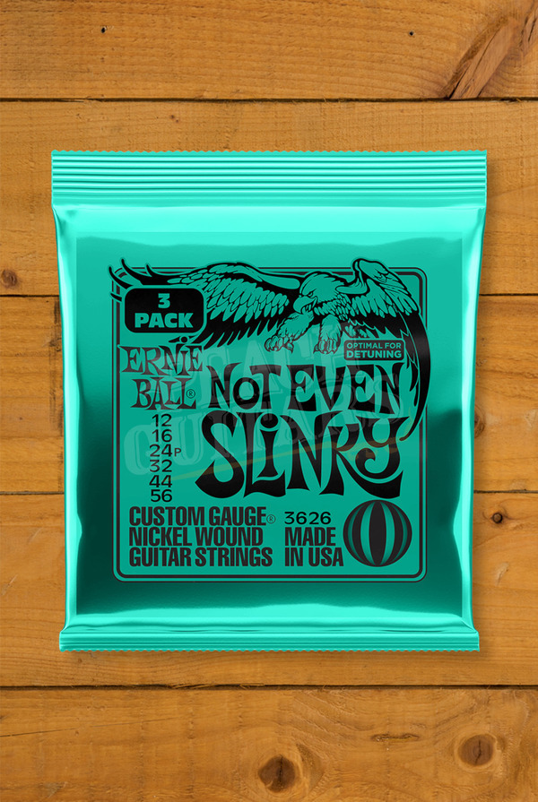 Ernie Ball Electric Strings | Not Even Slinky 12-56 - 3 Pack
