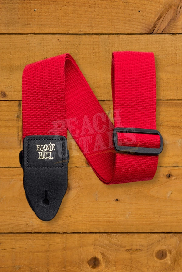 Ernie Ball Polypro Guitar Strap - Red