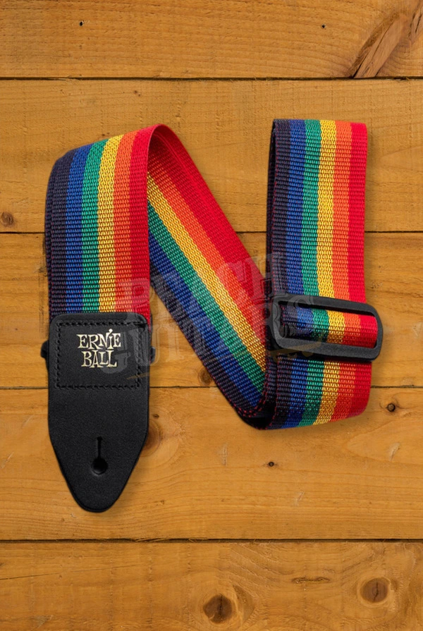 Ernie Ball Polypro Guitar Strap - Rainbow