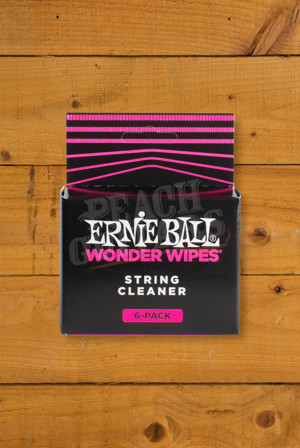 Ernie Ball Accessories | Wonder Wipes - String Cleaner 6-Pack